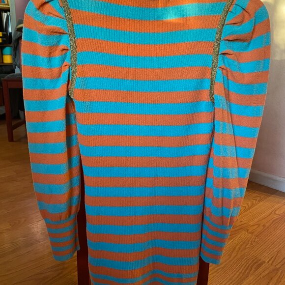 Smythe striped puff sleeve sweater - Picture 4 of 9